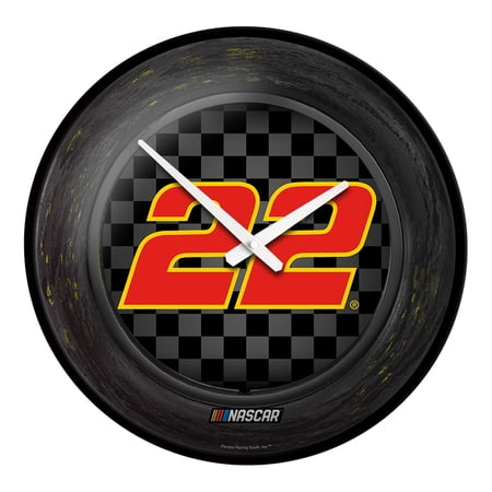 Joey Logano 17.5 Modern Disc Wall Clock