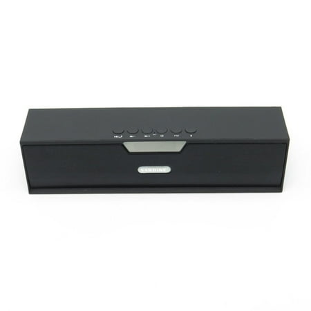 SARDiNE Portable bluetoo th Speakers with Alarm clock Super Bass Wireless Stereo Music LCD Time Display FM Radio Built-in Mic