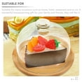thumbnail image 3 of HAMPPLIES Glass Cloche Dome Cake Holder With Lid Dustproof Display 1 Set, 3 of 8