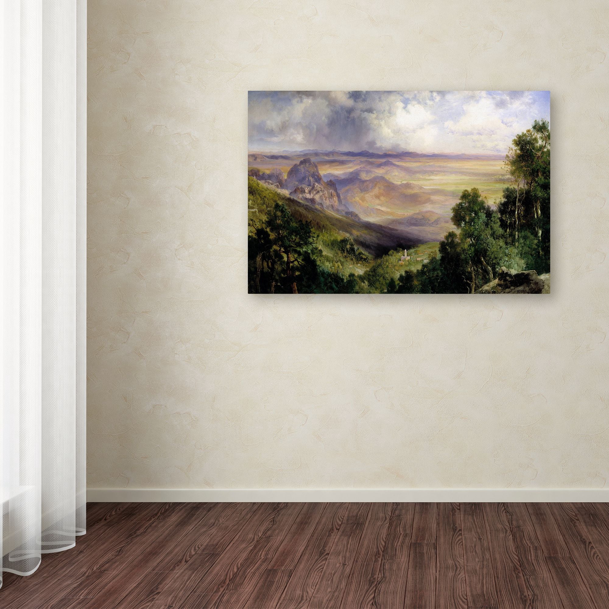 Trademark Fine Art 'Valley Of Cuernavaca' Canvas Art by Thomas Moran