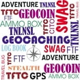 thumbnail image 3 of CafePress - Geocaching Words T Shirt - Men's Classic Graphic T-Shirt, 3 of 4