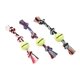 thumbnail image 2 of Juguete de Cuerda Mammoth Flossy Chews Multicolor con Pelota de Tenis para Perro Mediano, 2 of 5