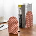 thumbnail image 5 of Lsque 70s Retro Style Printed Wood Bookends,Non-Skid Bookend for Shelves,Heavy Duty Support Bookends,Non-Slip Foam Pads for Office, Home, and Library,1 Pair, 5 of 8