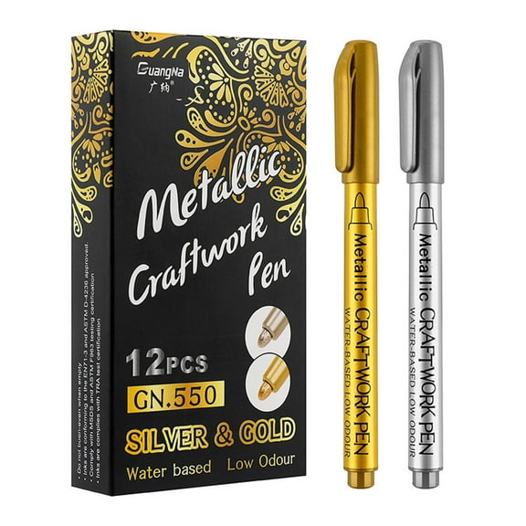 Paint Pens Acrylic Paint Markers Multifunctional DIY Graffiti Pen,Easy To Write And Easy To Marker Pen 1ml for Rock Painting,Wood,Canvas,Stone,Glass,Ceramic,DIY Crafts Making Art Supplies