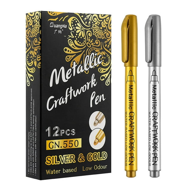 Xihbxyly Rotulador de Grafiti Multifuncional, Marcadores de Tinta Permanente, de Secado Rápido para Arte y Bocetos, Ideal para Cómics y Diseño de Moda, Juego de 12 Piezas, Tamaño 14 X 1,1 Cm.