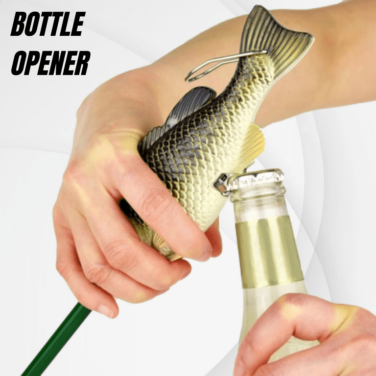 Gei Bass Lighter - Fish Multipurpose BBQ Lighter with Extendable Nozzle 1pc, Beige