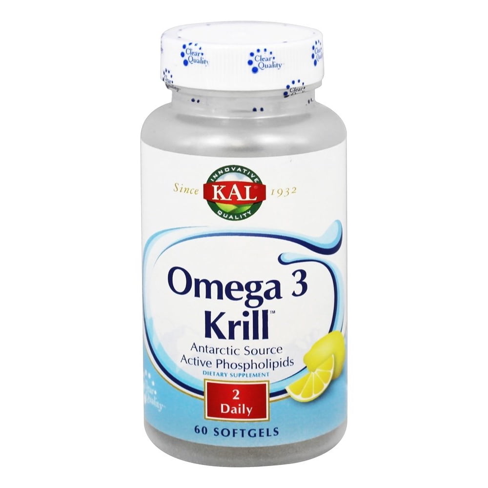 Kal Omega 3 Krill Lemon 60 Softgels