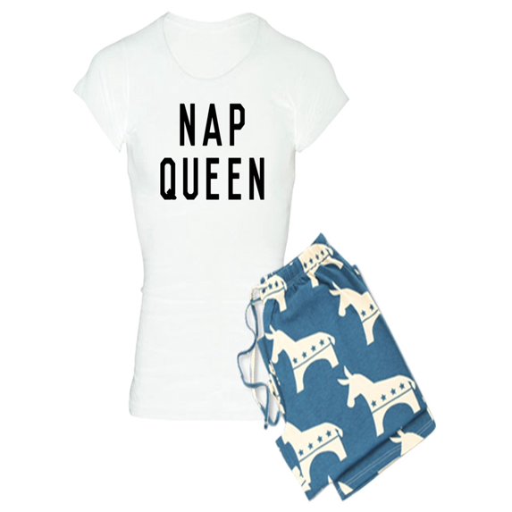 CafePress - Nap Queen - Women's Light Pajamas