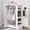 White, variant on Guqiart Kids Armoire with Jewelry Cabinet, Dress up Storage with Mirror,Princess Dress Closet for Bedroom, Kids Room, Girls