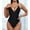 Black, variant on UTSJKR Halter One Piece Swimsuit Sexy Backless Swimwear for Women Casual 2025 Summer Boho Slim Fit Bikini Swimsuit Lounge V Neck Bikini Bathing Suit Black XL