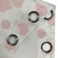 thumbnail image 5 of Ambesonne Pastel Grommet Curtain, Soft Spring Floral Motif, 50" x 63", Brown Pale Pink White, 5 of 6