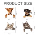 thumbnail image 5 of Cute Cat Design Smooth Finish Decorative Outlet Covers, Single Gang Rocker Unbreakable Polycarbonate, Easy Installation for Home Decoration, Set of 4, 5 of 5