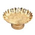 thumbnail image 3 of Fruit Tray, Decorative Attractive Classic Pattern Flat Glossy Decorative Tray  For Sacrifices For Temples, 3 of 8