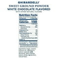 thumbnail image 2 of Ghirardelli Sweet Ground White Chocolate Flavor Powder, 62029 (161343), 2 of 4