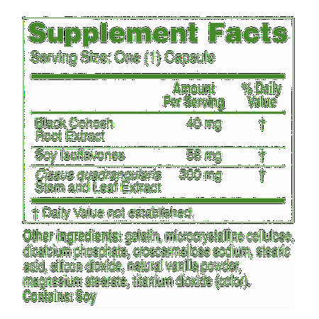 Estroven Perimenopause Relief + Weight, Dietary Supplement, 30 Capsules
