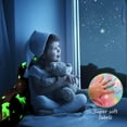 thumbnail image 6 of Reading Pillow Glow in The Dark Bed Rest Wedge Kids Glow Backrest Pillow Unicorn Print with Arms Back Support for Sitting Up in Bed Cushion, Rainbow, 6 of 16