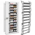 thumbnail image 2 of Ktaxon 12 Layers Over-The-Door Wall-mounted Style Home Shoe Storage Rack Organizer Gray, 2 of 14