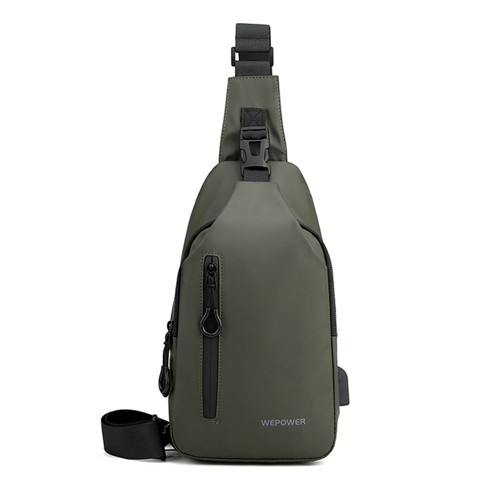 WANDF Sling Bag One Strap Backpack Travel Crossbody Backpack Water-resistant 