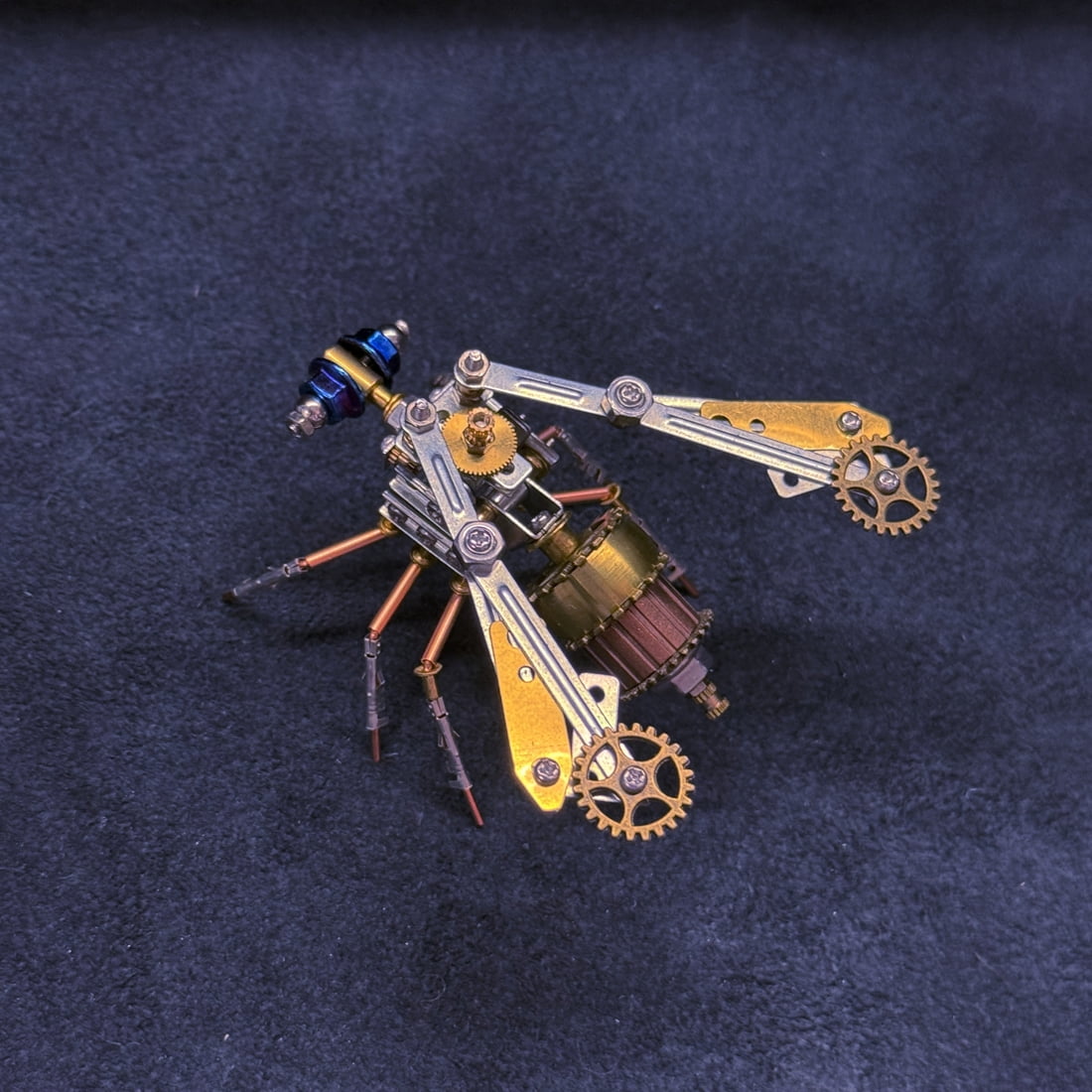 3D Metal Puzzle Flying Insects Model Kit, 138PCS Steampunk DIY Assembly Mechanical Building Kit Collectible Home Decor for Birthday Christmas Adults & Teens