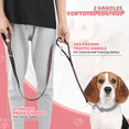 Magshion 5ft Long Pet Double Handle Dog Leash, Padded Traffic Handle ...