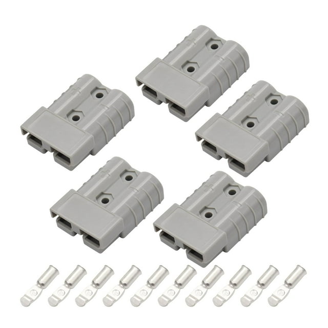 Conector de enchufe 5x, herramienta eléctrica de conector de batería, conector rápido, conector de clavija rápida de 50A, conectores de alimentación C