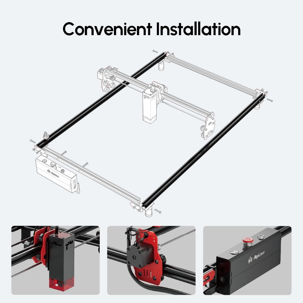 AlgoLaser Expansion Kit for DIYKIT 2W/5W/10W/20W Laser Engraver, Expanding Engraving Area Up to 33.46"x15.74"