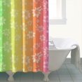 thumbnail image 4 of Pioneer Flower Floral Print Pattern Shower Curtain 72"x84", Bathroom Decorative Shower Curtain Set with 12 Hooks, Waterproof Washable, 4 of 6