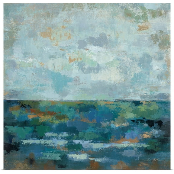 Great BIG Canvas | "Seascape Sketches II" Art Print - 20x20