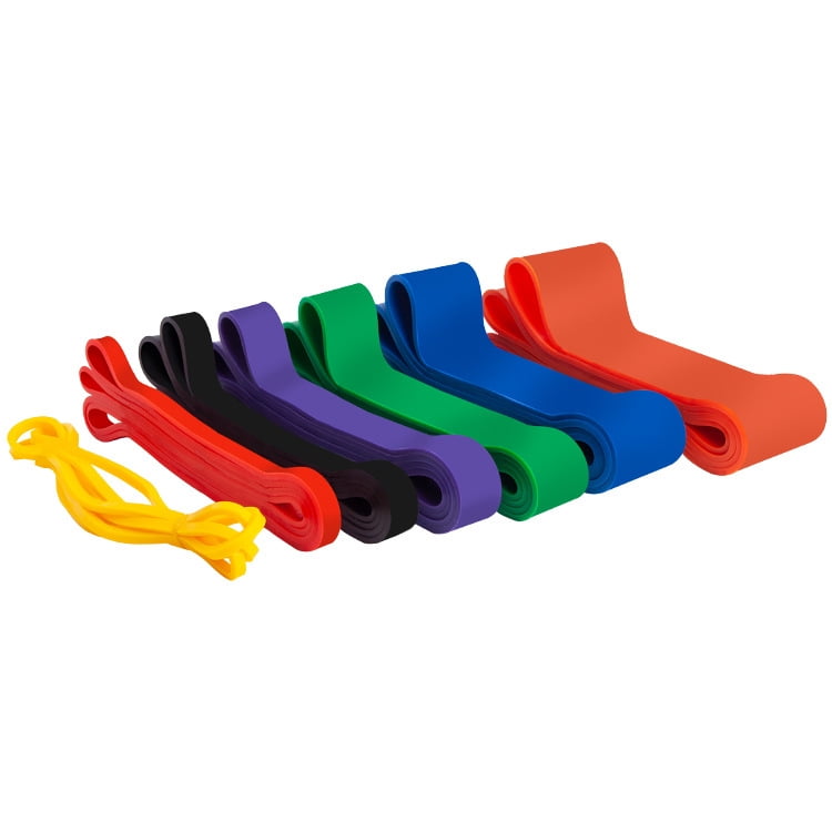 Namzi 200-230LB Exercise Resistance Bands Set Heavy Duty Elastic Training Bands for Home Gym Workouts, Portable Strength Mobility Training Equipment,Oarnge