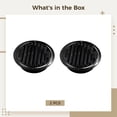thumbnail image 5 of 2 Pcs Round Vent Covers, 4 Inch Stainless Steel Air Vents, Louvered Grille Covers with Built-in Screen Mesh for 4 Inch Vent Systems, Easy Installation, Wind and Rain Protection, 5 of 5