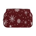 thumbnail image 2 of Disketp Romantic white snowflakes Estuche de Lápices de Doble Capa con Tapa Abatible y Cremallera, Organizador Escolar para Adolescentes y Adultos, 2 of 7