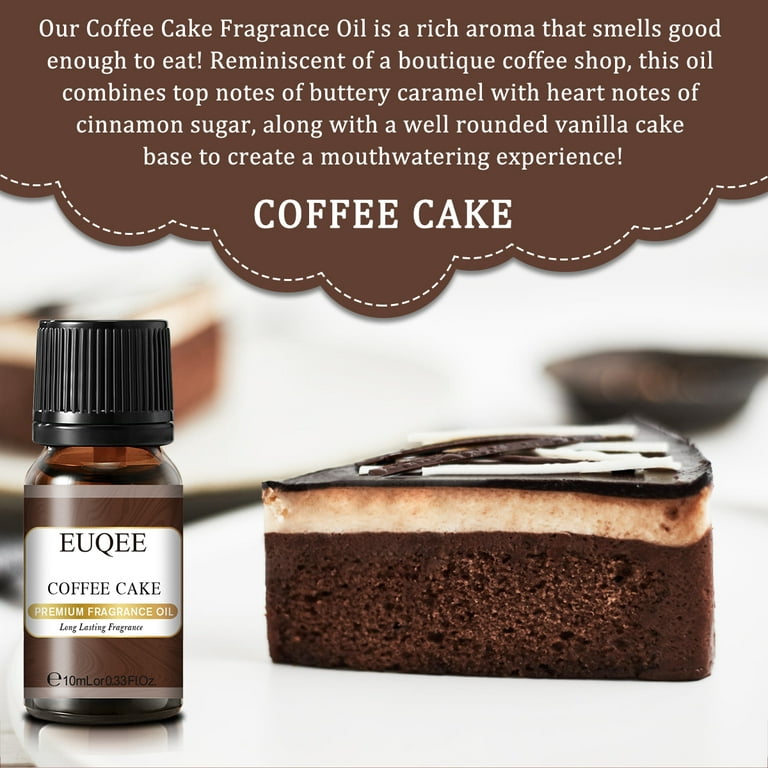 Bubble Gum Coffee Cake Essential Oil,100% Pure Organic Coffee Cake  Essential Oils for Diffuser, Aromatherapy, Massage, Soap Making - 2 Pack  10ML