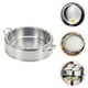 thumbnail image 2 of GOOHOCHY Alimento de comida de acero inoxidable espesado Cesta de vapor de alimentos para el hogar Premium, 2 of 7