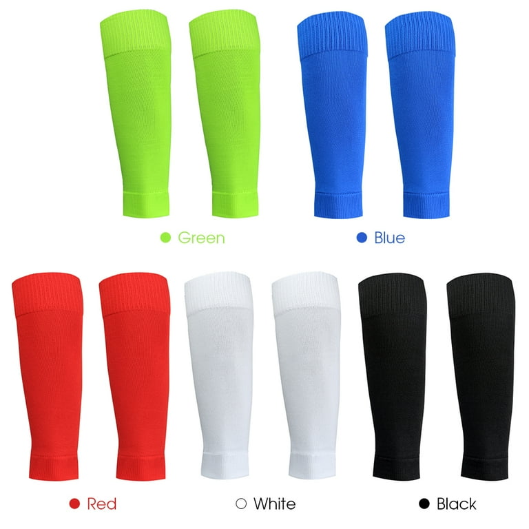 New Balance Football Shin Socks, Elastic Soccer Calf Sleeves for