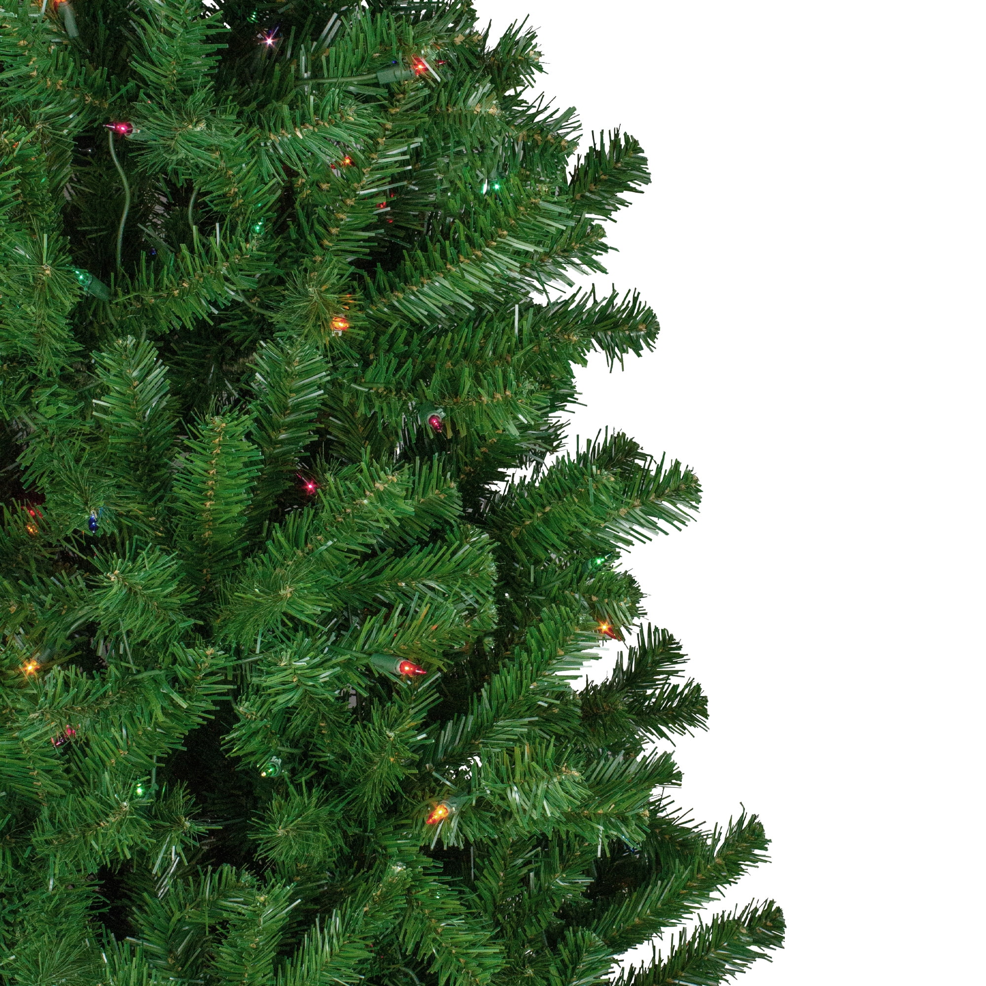 Northlight 7' Pre-Lit Norfolk Spruce Artificial Christmas Tree, Multi Lights