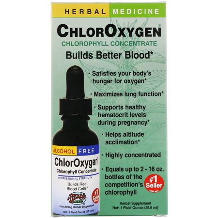 - Herbs Etc ChlorOxygen Chlorophyll Concentrate Alcohol Free 1 fl oz 29 6 ml