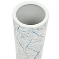 thumbnail image 7 of Red Lantern 24" Abstract Blue & Silver Umbrella Stand, 7 of 7