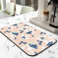 thumbnail image 2 of 2 Pack Washable Rubber Leaves Multicolored Flower Dish Drying Mats for Kitchen Counter Home Large Coffee Bar Pad Accessories and Decor for Utensils Stemware (2pcs 18''x24''+19.5''x12''), 2 of 6