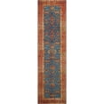 thumbnail image 4 of Unique Loom Outdoor Traditional Collection Area Rug - Legacy (2' 7" x 10' Runner Navy Blue/Brown), 4 of 8