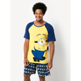 thumbnail image 1 of Minion Ensemble de Pyjama 2 Pcs pour Hommes - Manches Courtes - TP-TG, 1 of 3