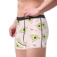 thumbnail image 2 of Honeii Avocado Doing Sport Yoga Men's Underwear Boxer Briefs Pack, ComfortSoft Boxer Brief for Men, Moisture-Wicking Breathable-XX-Large, 2 of 5