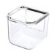 thumbnail image 5 of Jaula para baño de pájaros, bañera multifunción para pájaros con ganchos, cuenco transparente, estuche de ducha para sin comedero, 5 of 8