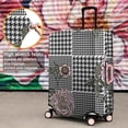 thumbnail image 4 of Pioneer Flower Floral Print Pattern Luggage Cover Fashion Suitcase Cover Baggage Covers Fit 25-28 Inch Luggage (Go Travel), 4 of 5