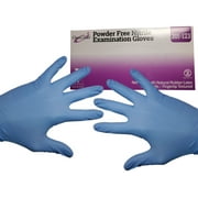 OmniTrust Nitrile Examination Gloves, Size Large, 100 per Box