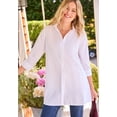 thumbnail image 2 of Woman Within Plus Size Perfect Pocket Long Shirt, 2 of 5