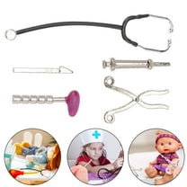 LOLIPPYY 5 Pieces Miniature Doctors Tools for Home Decoration Assorted Color Toy