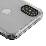 Apple IPhone X, 10, Ten Phone Case Clear Shockproof Hybrid Armor Rubber Silicone Gel Cover - Clear