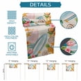 thumbnail image 6 of Coastal Beach Table Runner 70 Inches, Summer Tropical Plants Ocean Sea Beige Bed Runner Dresser Scarves Tabletop for Indoor Outdoor Parties/Ceremony/Banquet, 13" x 70", 6 of 9