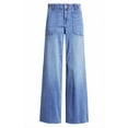 thumbnail image 6 of EMMIOL Women's Baggy Boyfriend Jeans Y2K Trendy Stretchy Mid Rise Wide Leg Loose Fit High Waisted, 6 of 6