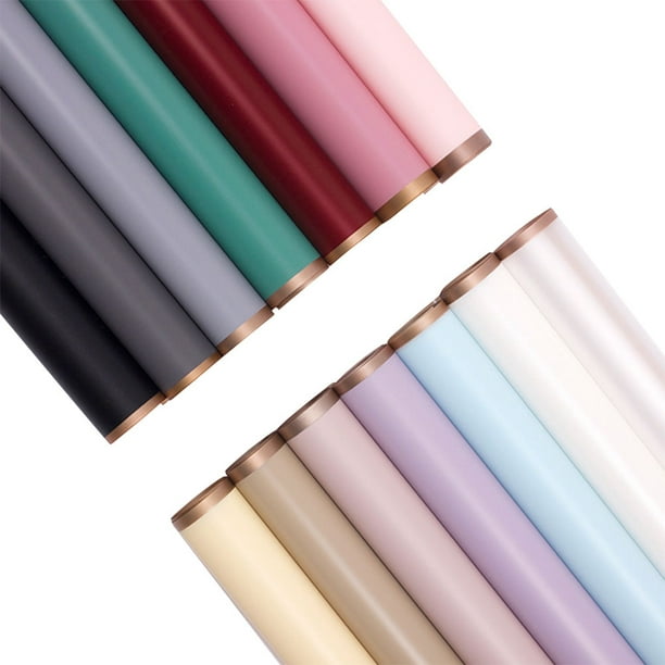 20 hojas de papel de regalo floral a prueba de agua, hojas de papel de regalo para ramos de flores frescas